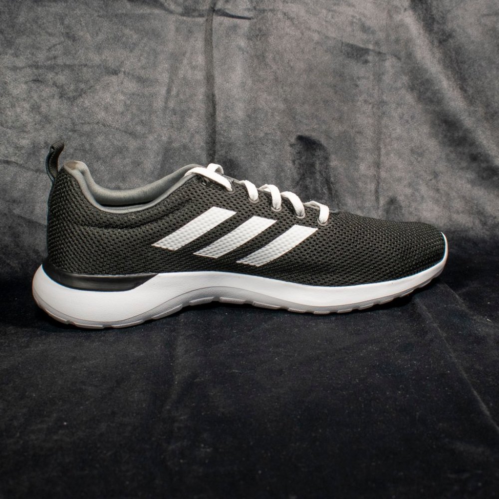 Adidas Lite Racer Black & White Mens Size 12